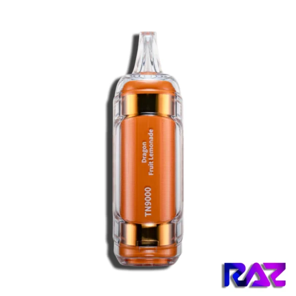 Dragon Fruit Lemonade - RAZ TN9000 Disposable Vape side view