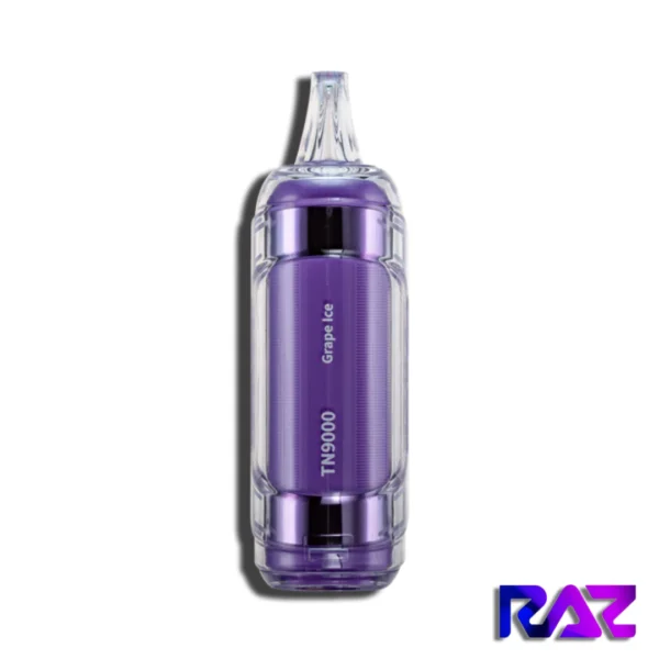 Grape Ice - RAZ TN9000 Disposable Vape side view