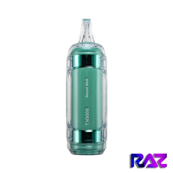 Miami Mint - RAZ TN9000 Disposable Vape side view