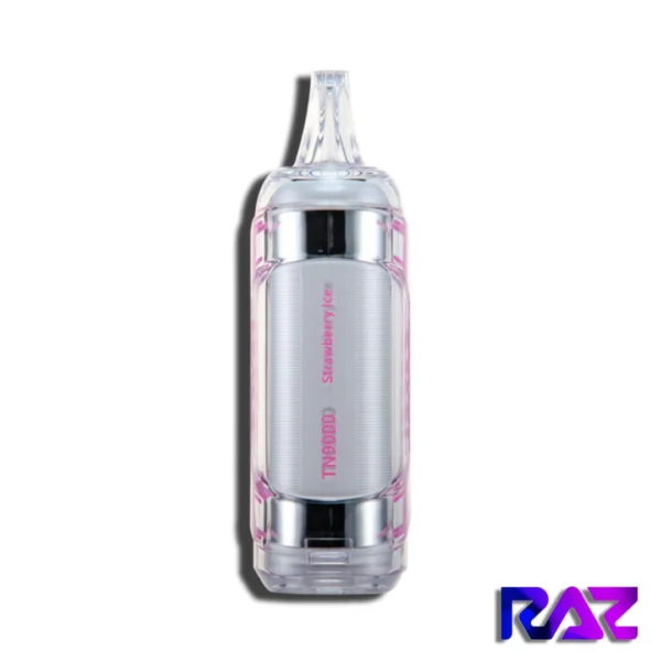 Strawberry Ice - RAZ TN9000 Disposable Vape side view