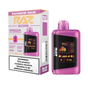 RAINBOW RAIN – RAZ VAPE DC25000